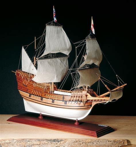 Maqueta Del Barco Mayflower De Amati Maqueta De Modelismo Naval