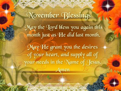 November Blessings To All Of You November Pictures Happy November