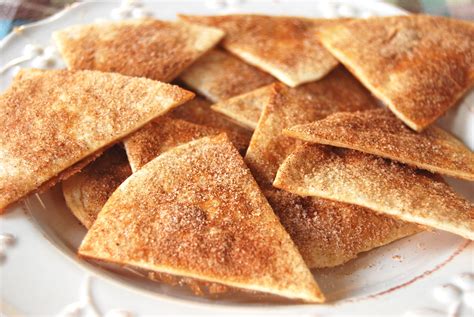 Use a candy thermometer if possible and maintain this temperature throughout the cooking process, otherwise they will cook unevenly. Baked Cinnamon Sugar Chips - Macaroni and Cheesecake ...