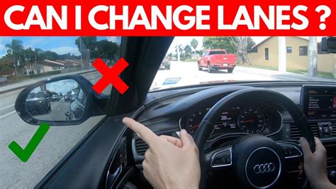 Which Of These Is The Proper Way To Change Lanes