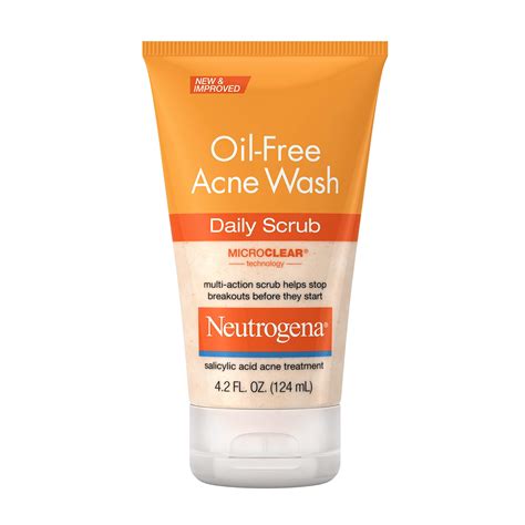 Buy Neutrogena Oil Free Acne Face Scrub Salicylic Acid Acne Treatment Medicine Daily Face