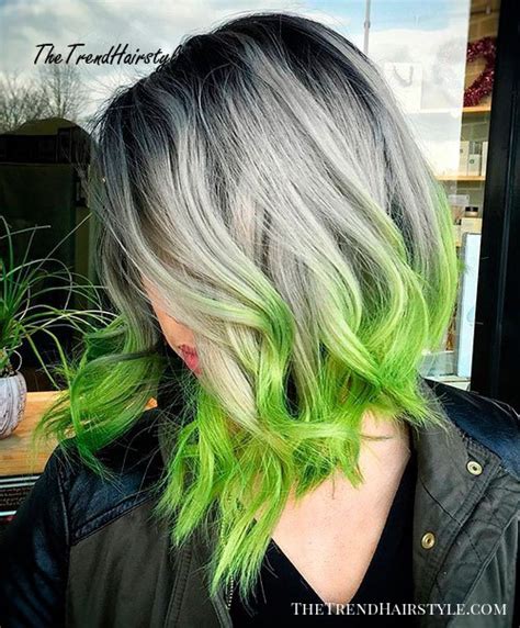 Edgy Emerald Green 20 Dip Dye Hair Ideas Delight For All The Trending Hairstyle