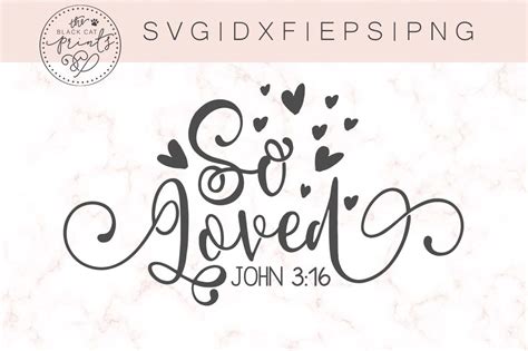 So Loved SVG DXF PNG EPS By TheBlackCatPrints | TheHungryJPEG