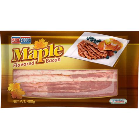 Frozen Food Gourmet And Deli Ham And Bacon Purefoods Bacon Maple