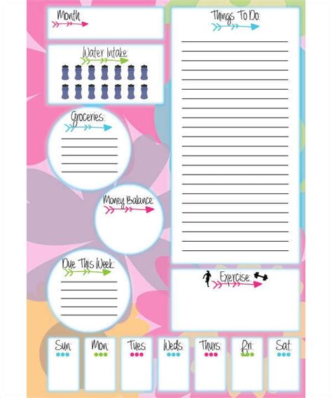 16 Weekly Planner Templates