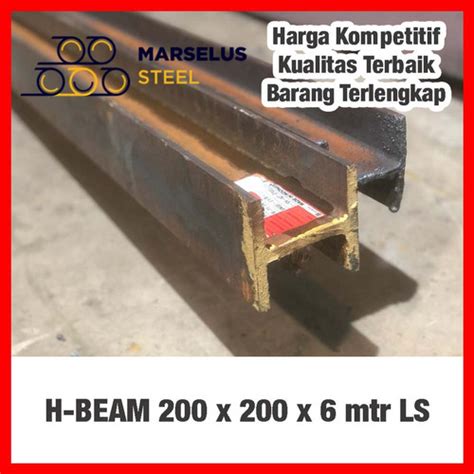 Jual H Beam 200 X 200 X 8 X 12 6 Meter Besi Hb 200 Lautan Steel H