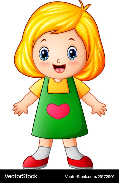 Animated Little Girl Cartoon Characters
