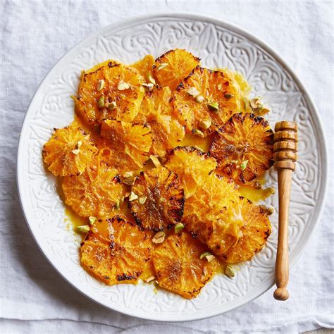 Caramelized Oranges With Cardamom Syrup Recipe Recipes Healthy