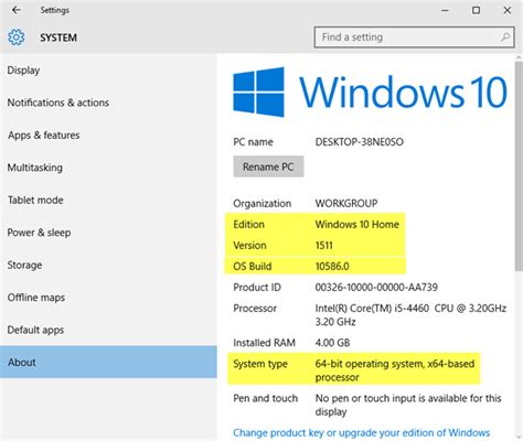 How To Check The Windows 10 Version Os Build Edition Or Type