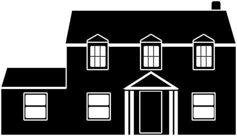 PNG House Black And White Transparent House Black And White.PNG Images png image