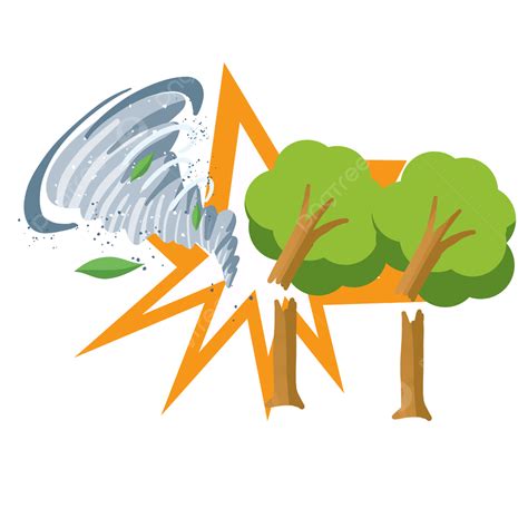 Cartoon Vector De Tornado Png Vector De Tornado Viento árbol Png Y