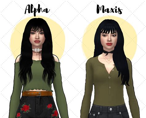 Im Thinking Of Switching To Maxis Match Cc So I Remade A Sim Which