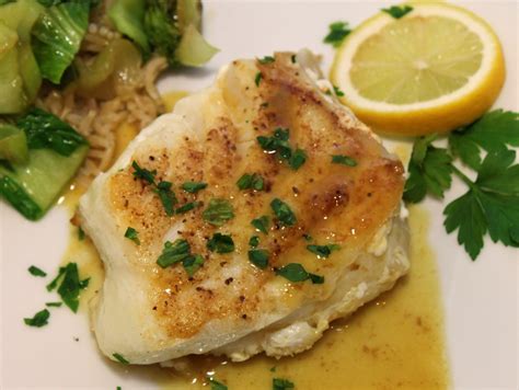 Chilean Sea Bass With A Pineapple Dijon Pan Sauce A Feast For The Eyes