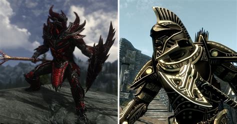 Skyrim The Best Heavy Armor Sets Ranked Game Rant