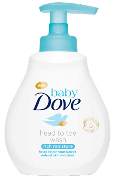 Baby Dove Sensitive Moisture Fragrance Free Head To Toe Wash 200ml