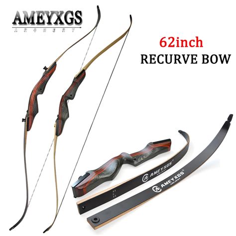 62inch Archery Recurve Bow Draw Weight 20 50lbs Right Hand Takedown