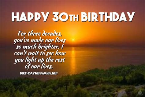 Happy 30th Birthday Messages With Images Birthday Wishes And Messages