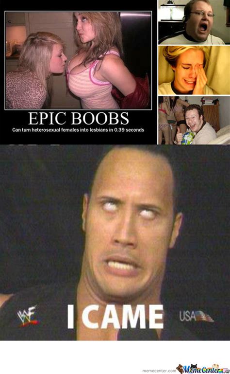 Epic Face The Rock By Banane Meme Center
