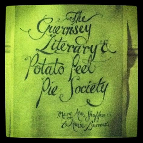 The time will be decided later on, for now, get your book and start reading! The Guernsey Literary and Potato Peel Pie Society | The ...