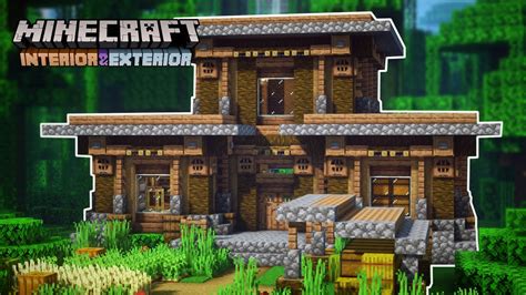 Minecraft Interior And Exterior Jungle House Youtube