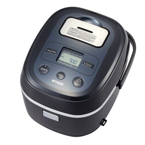 Buy Tiger Jbx A Black Micom Rice Cooker With Y Tacook Cooking Plate