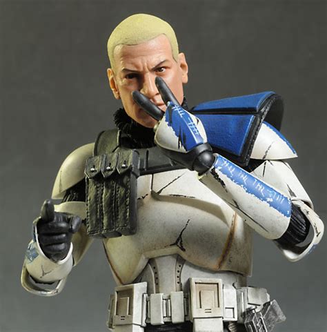 Review And Photos Of Captain Rex 501st Clonetrooper Star Wars Action Figure From Sideshow