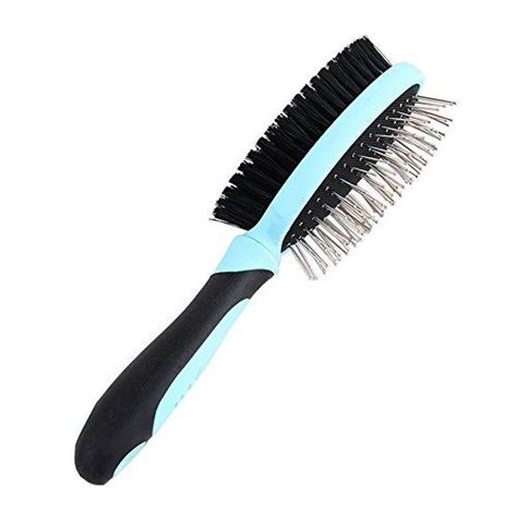 Heandha Pet Professional Double Sided Pin And Bristle Brush Comb Dog Cat