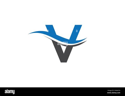 Modern V Logo Design For Business And Company Identity Creative V