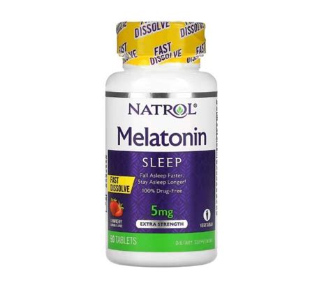 Jual Natrol Melatonin Mg Rasa Strawberry Tabs Fast Dissolve
