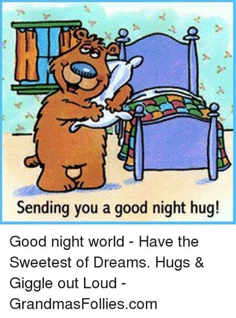 Good Night Funny Good Night Hug Good Night Sweet Dreams