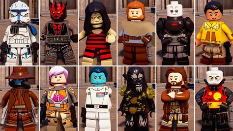 All Galactic Edition Dlc Characters In Lego Star Wars The Skywalker Saga Character Collection 2
