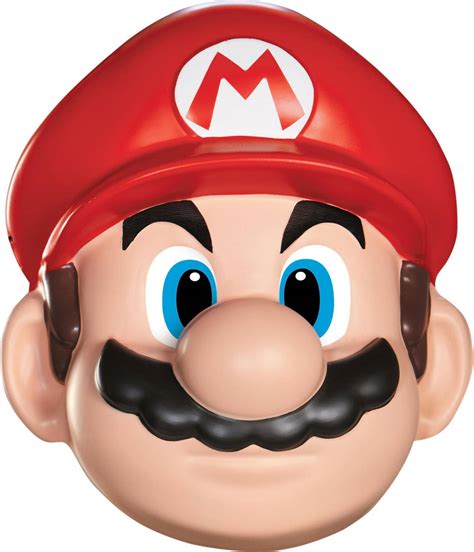 Disguise Super Mario Mask Brothers Nintendo Video Game Cosplay