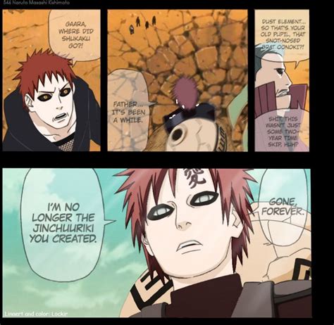 Gaara Vs His Father His Father Died In The First Series But Is Now