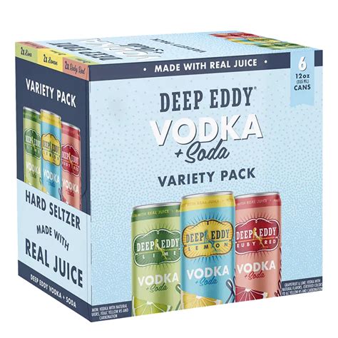 Deep Eddy Vodka Soda Variety Pack 6pk Kings Wine And Spirit