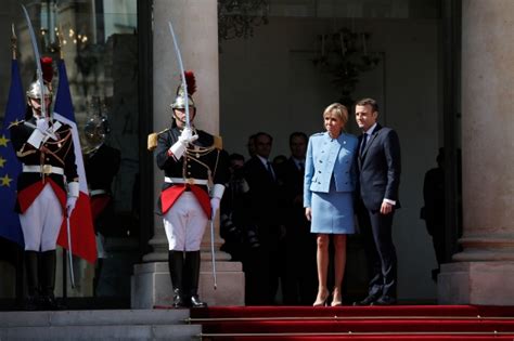 photos french president emmanuel macron s inauguration the denver post