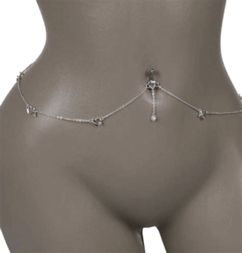 Pin By On Piercing Belly Piercing Jewelry Belly Chain