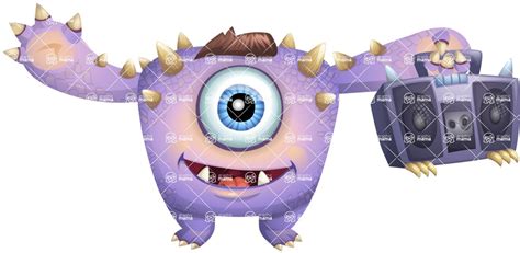 Cute Crazy Monster Cartoon Vector Character Music Graphicmama