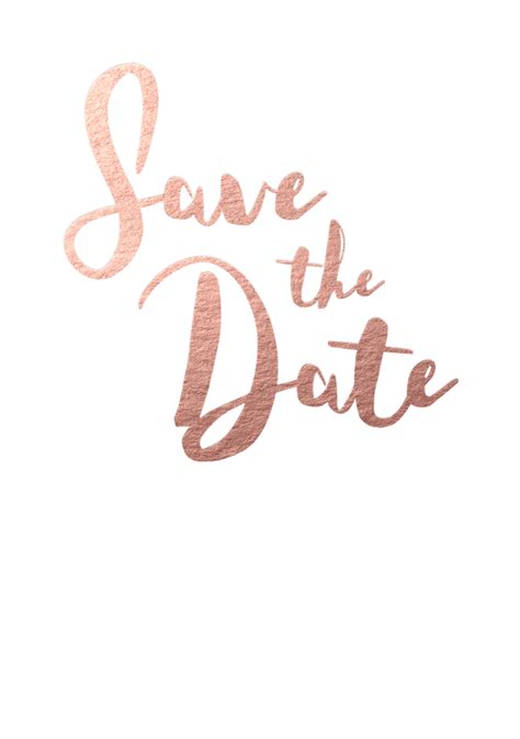 Save The Date Cards And Magnets Rockwell The Foil Invite Company