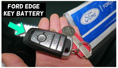 FORD EDGE KEY FOB BATTERY REPLACEMENT REMOVAL 2017 2018 2019 2020 2021