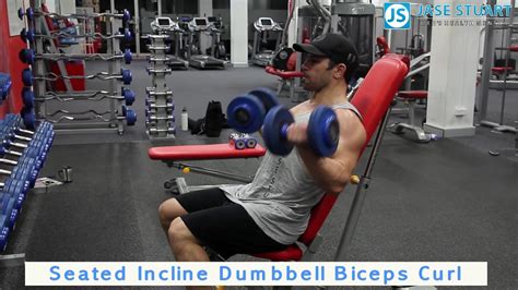 Seated Incline Dumbbell Biceps Curl Youtube