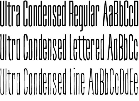Ultra Condensed Lettered Font By Outside The Line Font Bros