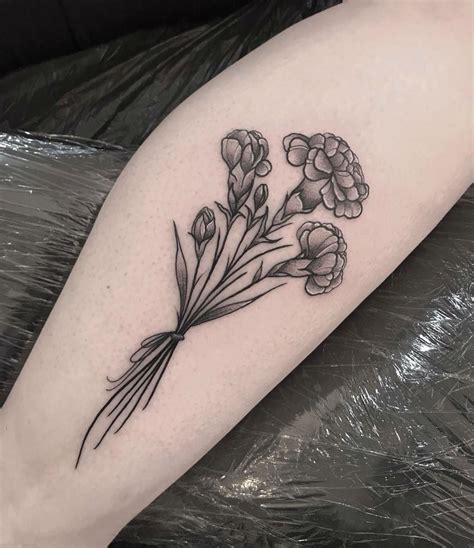 27 Beautiful Carnation Tattoo Ideas And Their Symbolism Carnation