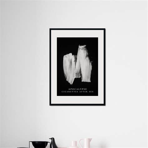 Cigarettes After Sex Apocalypse Digital Printable Fan Art Poster Indie Bedroom Wall Decor Music