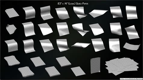 Artstation Paper Sheets Stacks And Piles Resources