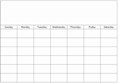Monthly Calendar To Fill In Free Calendar Template