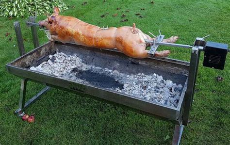 Whole Animal Pig Lamb Rotisserie Spit And Accessories Kit Ebay