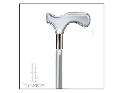 Clear Lucite Derby Handle Cane Elderluxe