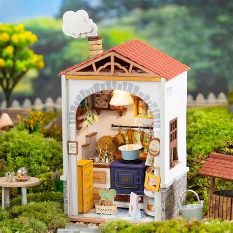Rolife Flavor Kitchen Diy Miniature House Kit Hobbies
