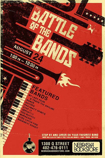 Battle Of The Bands Poster Design Layout Event Poster Design