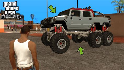 Gta San Andreas Hummer Monster Truck Youtube